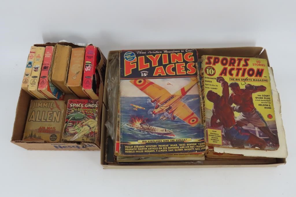 Selection of Vintage Magazines and Books