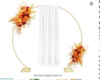 8FT Round Backdrop Stand, Circle Balloon Arch