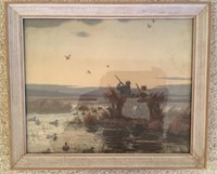 Duck Hunting Framed Artwork