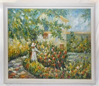 L. Ross Impressionist Style Oil On Canvas