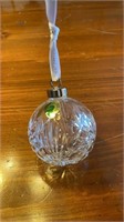 WATERFORD CRYSTAL CHRISTMAS BALL ORNAMENT