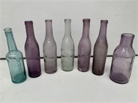 Selection of Old Bottles inc Preserving, Sauces,