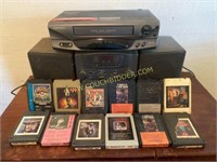 RCA Stereo, Orion VCR, & Cassettes