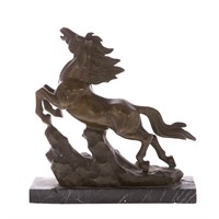 Bronze horse figure