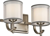 $59 Kichler Tallie Bath 2 Light in Antique Pewter