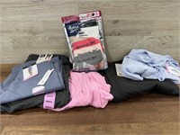 Women’s 4 small clothing, size 12 bottoms & pack