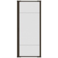 36x96 in. Brown Retractable Screen Door