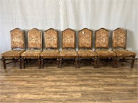 7pc Cushioned Dining Chairs - Fading