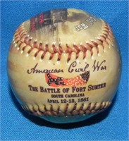 The Battle Of Fort Sumter Souvenir Baseball Ball