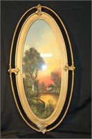 Unique Antique Frame & Painting