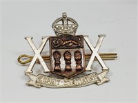 WW2 Saskatchewan Regiment 20th Tank Cap Badge