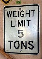 Weight limit 5 tons 18” X 24” Metal