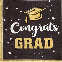 20 Pcs Congrats Grad Napkins