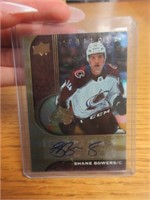 Shane Bowers rookie renditions Signed UD Card
