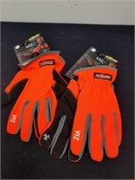 Two new pairs of men's size large maximum safety