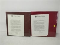 4 sealed Franklin Mint Record society records