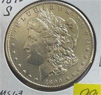 1890S Morgan Dollar MS