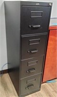4 Drawer Metal File Cabinet with Key     (R# RECT)