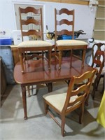 ASHLEY DINING TABLE WITH 6 CHAIRS