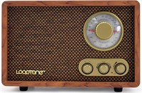 $60 LoopTone AM FM Vintage Radio with Bluetooth