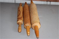 3 ROLLING PINS