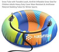 Snow Tube with Towable Leash,