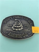 Belt Buckle - Don’t Thread on Me - America