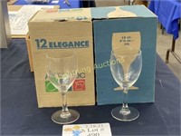 SET OF 12 ARCOROC ELEGANCE 6 1/4 OUNCE GLASSES