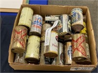 LOT OF 20 VINTAGE "DUG UP" BEER CANS