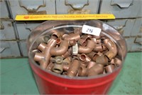 Container of Copper & Brass Fittings - Majority