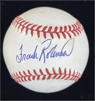 Frank Robinson autographed baseball-no COA