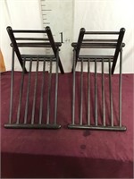 Two Spindle Wood Foot Rest