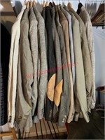 13 Men’s Suit Jackets - Mostly Size 42 (back