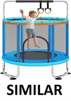60" Kids Indoor/Outdoor Mini Trampoline - NEW