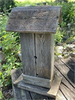 Wood bird house 12” x 17” x 32”