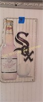 Miller Sox metal sign