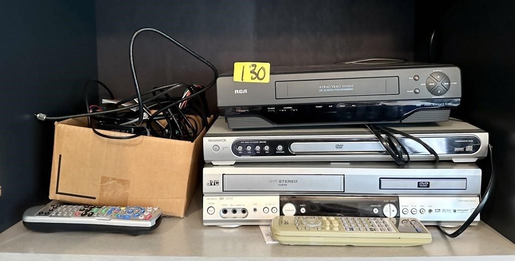 Clean up Lot in Garage - DVD & VHS Players
