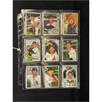 (27) 1952 Bowman Baseball Cards Mixed Grade