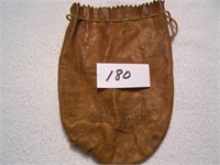Potosi Brewing Co Leather Drawstring Bag