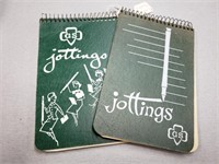 VTG GIRL SCOUTS 2PC NOTEPADS