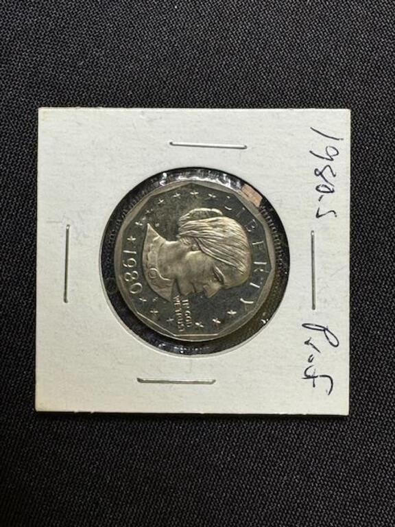 1980 S Susan B Anthony Dollar Coin