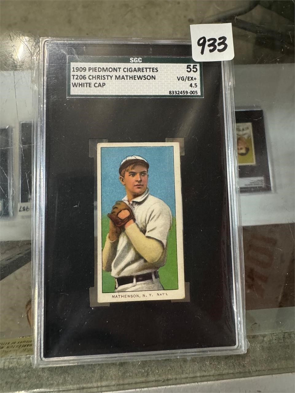 1909 Piedmont Cigarette- Christy Mathewson