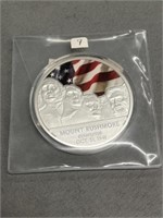 Mt. Rushmore Silver Plated Coin