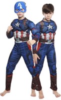 AVENGERS "CAPTAIN AMERICA" CHILD MUSCLE CHEST