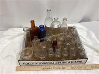 Assorted Glass Bottles and Jars