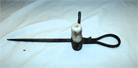 Antique Iron Sticking Tommy Miners Candle Holder