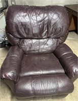 Leather recliner