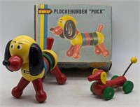 (M) Vintage Build a Doggie toy by Brio. Largest