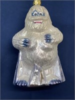 Glass Christmas ornament Rudolph abominable