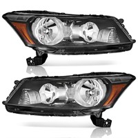 WEELMOTO Headlights Assembly Pair For 2008-2012